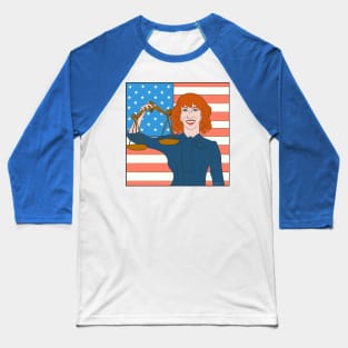 Kathy Griffin, American Woman Baseball T-Shirt